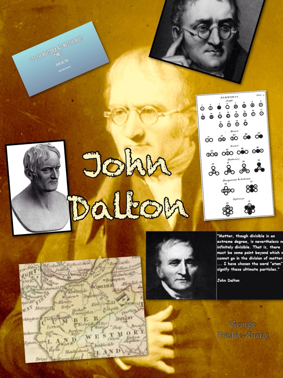 bust of john dalton made by chantrey the new atom discovery dalton discovery