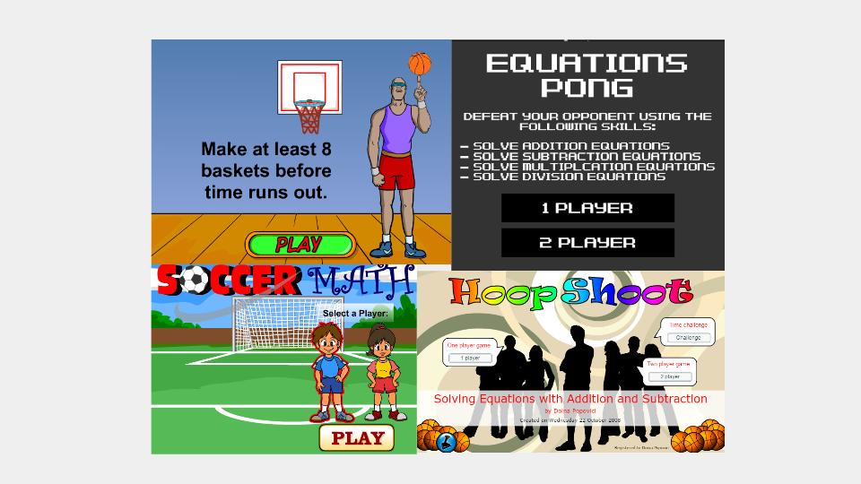 In This Math Basketball Game Students Will Solve One Step In This Math Basketball Game Students Will Solve One Step Thinglink