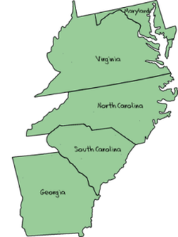 southern colonies were known for farming while in the new