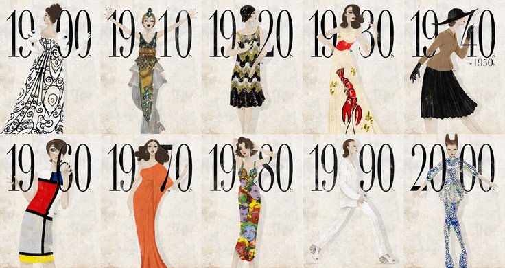 fashion through the decades