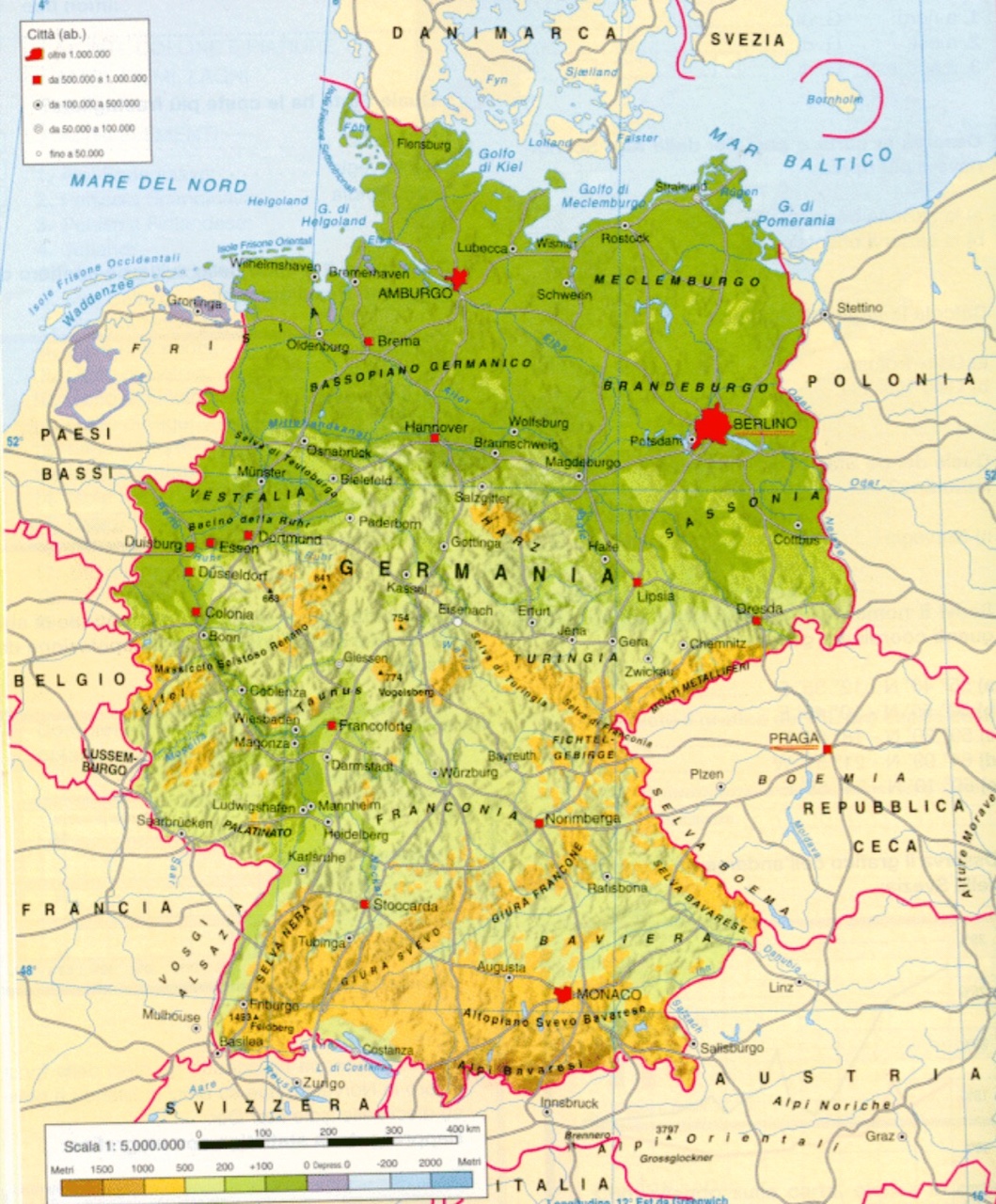 Carta Fisica Germania Cartina Brasile Carta Fisica Germania Cartina Brasile